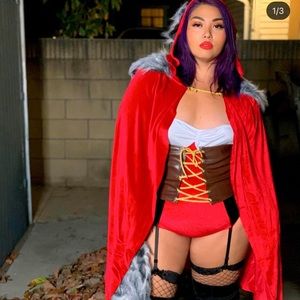 Red haute storybook costume